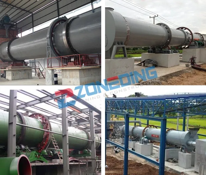 New design rotary sludge dryer dryer burner rotary dryer specification