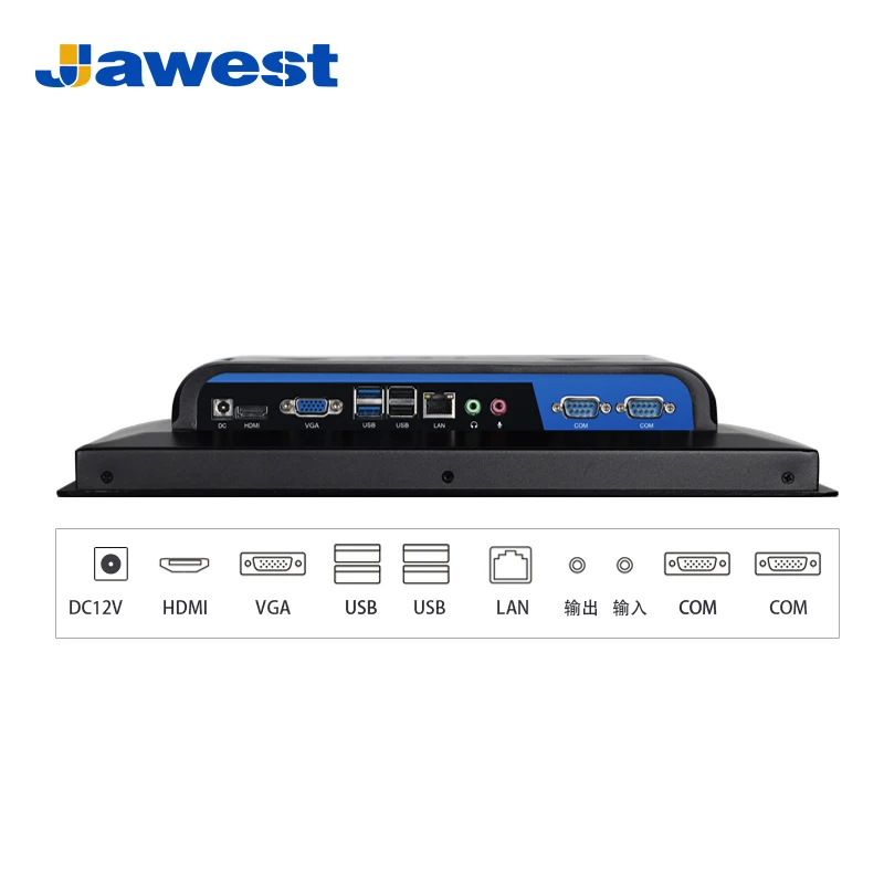 15.6inch Industrial X86 Panel Pc Cpu J1900,I3/i5/i7 Fanless Industrial