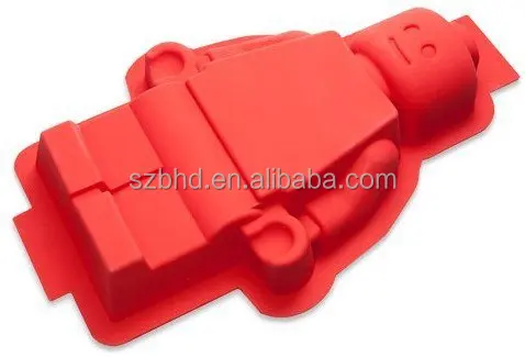 Große Zahl Silikon Backform,Roboter Schatten Silikonformen Große Zahl Silikon Backform,Roboter Schatten Silikonformen