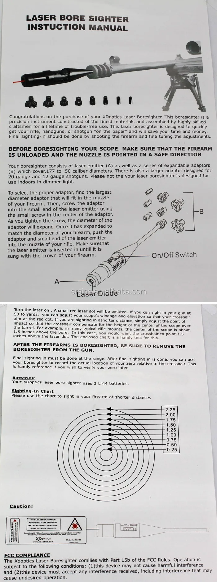 user manual sheet of the LSBS-05XDR red laser bore sighter.jpg
