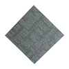 Ribbed surface double colors striped level loop PP carpet tiles