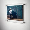 Double panel clear A4 acrylic certificate frame/poster photo frame wall mount