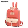 Girl Canvas Color School Bag Pack Kids Bag Backpack