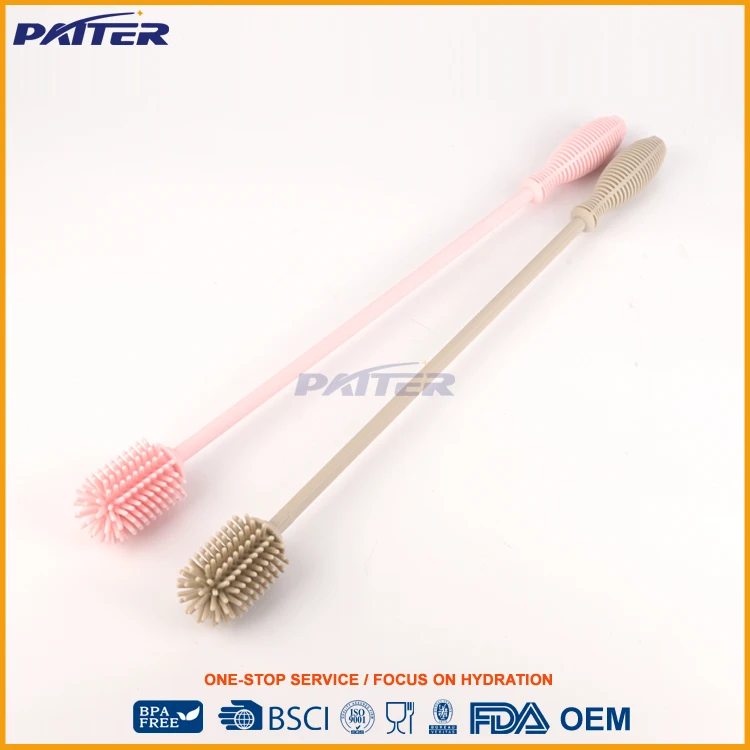 silicone bottle brush