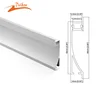 Delkon 68*14mm 10mm Inner Width LED Edge Aluminum Profile Wall Foot Line Lighting