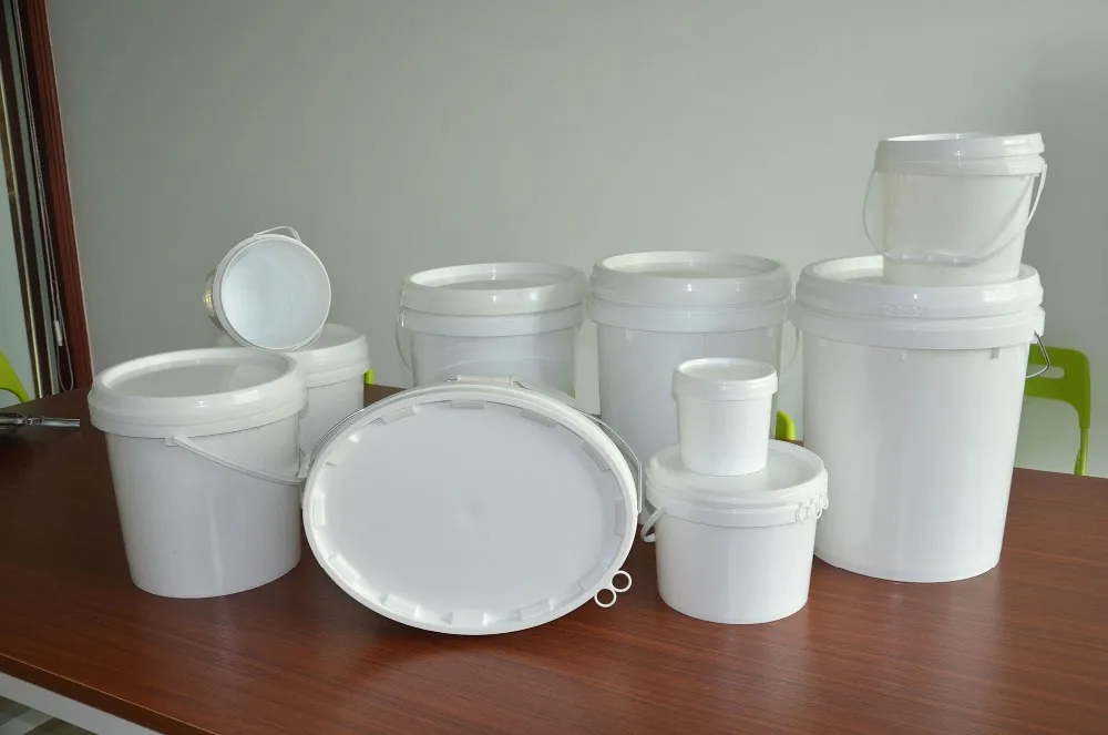 1 Gallon High Quality 100 Virgin Pp Plastic Round Paint Buckets With