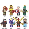 Super heroes Captain Marvel The Endgame mini action figures Infinity War - Part II mini Building Blocks assembly Block