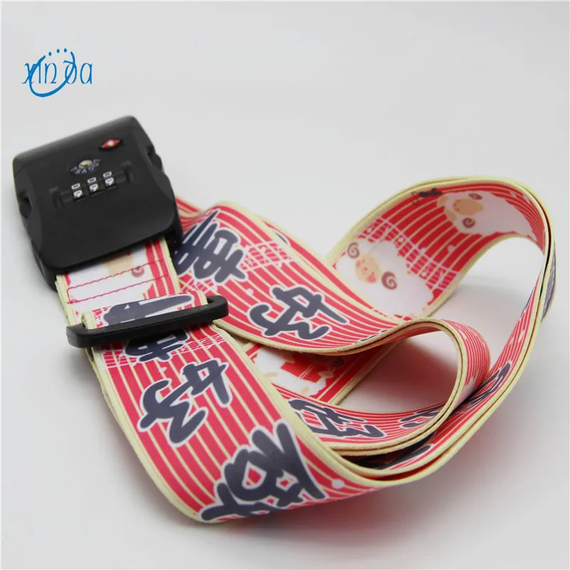 Wholesale Sublimation Personalized Luggage Belt Strap With Tsa Lock