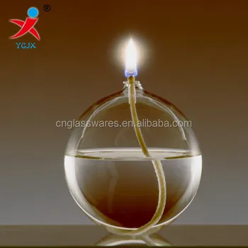 Hand Blown Decorative Glass Ball Oil Lamp Buy Handblown Glass