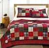 Patchwork Quilt/Bedspread/ bed sheet for Christmas