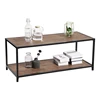 Occasional furniture set iron metal dining centre rustic designs wooden table