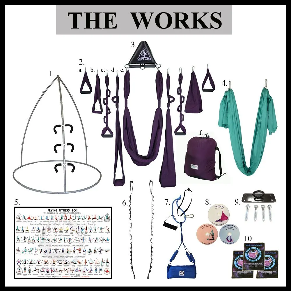 Buy Omni Gym The Works 14 Piece Bundle With Yoga Swing