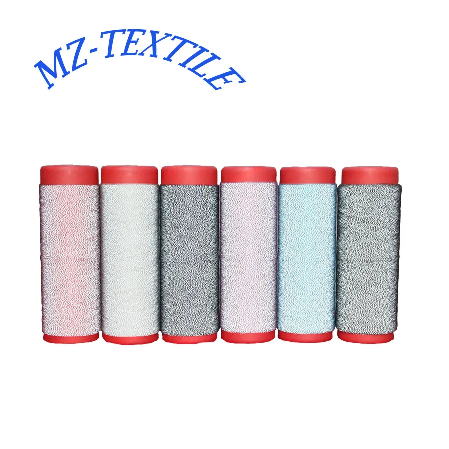 Iridescent Reflective Yarndouble Side High Visible Glow In The Dark Reflective Sewing Knitted