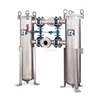 Duplex oil filter double filters for filtration of fuel oil