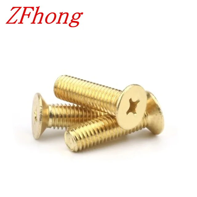 50pcs M1.6/ x 8/ mm Phillips cabeza plana Acero inoxidable tornillo de m/áquina Abbott