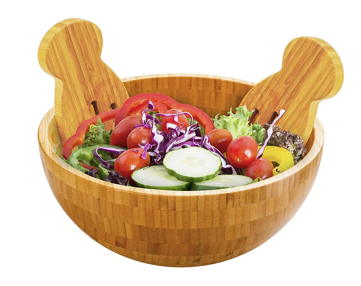 Natural Bamboo Salad Bowl Set With High Quality Wholesale Buy Salad Bowl,Salad Bowl Bamboo