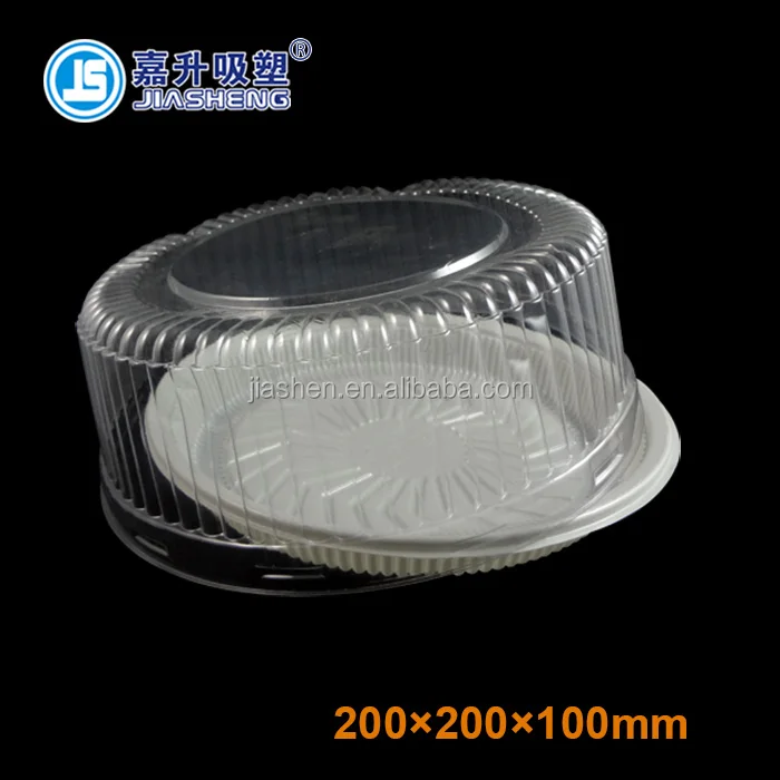 clear plastic round boxes