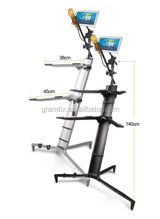 Wholesaler Professional Keyboard Stand With Microphone And Table Holder