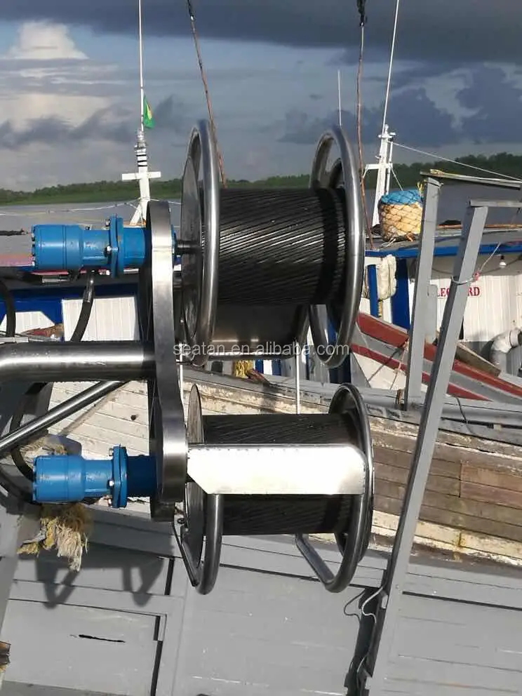 Double Drum 2 Ton Hydraulic Winch Hauler For Gill Net,Curtain Net Buy