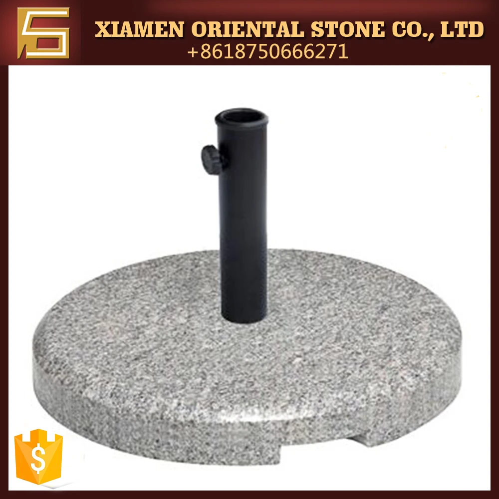 Wholesale Circular Granite Umbrella Base With Wheels Factory Outlet