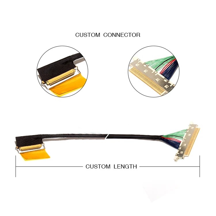 供应商供应商工厂 edp 制造厂 lcd 40 针 lvds 电缆