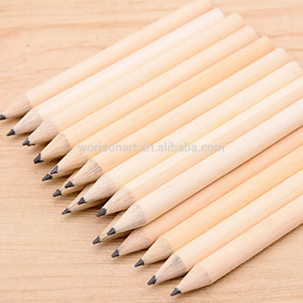 2B Set di matite in legno naturale Matite in grafite di legno ambientale per esami Scuola Ufficio Disegno e schizzi 50PCS HB 2B 