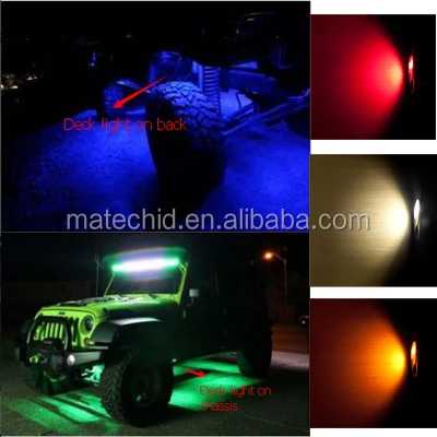 MATEC Factory Directly Deck Light LED 9W Boat/SUV/CAR LED Light Rock