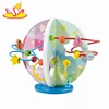 New Hottest educational wooden baby toy with beads and wire W11B206