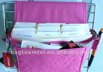 Quilted Coupon Organizer Tote Bag Quilted Coupon Organizer Tote