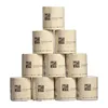Soft Tissue 4 ply Unbleached Bamboo Organic Human Toilet Paper