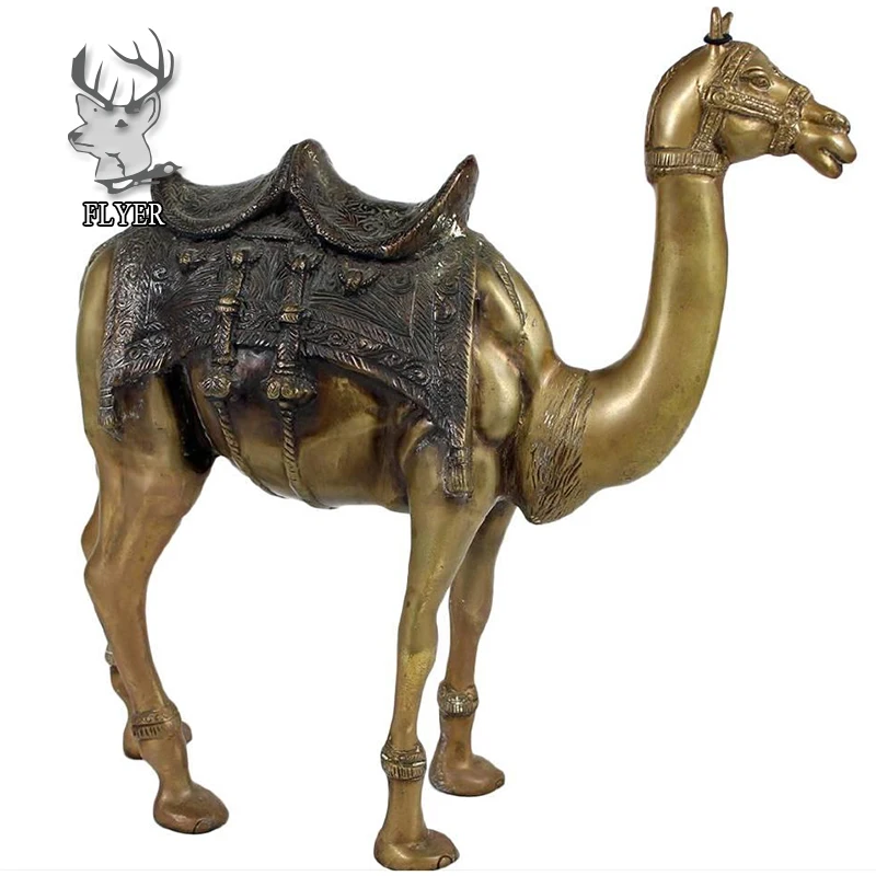 metal camel statue