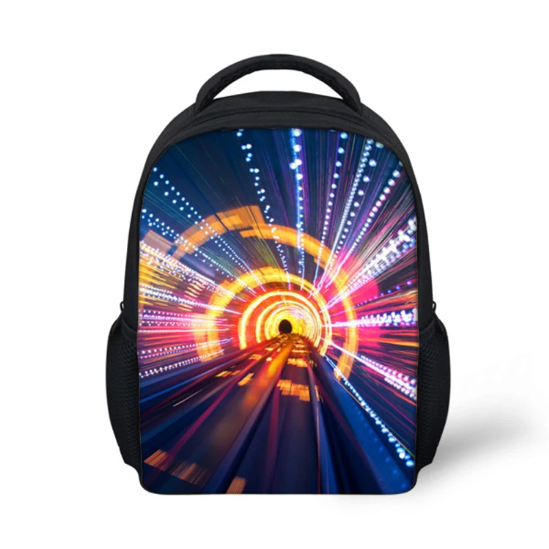 Cool Backpack For Kids Find Deals On Get Quotations Cool Colorful Rotating Pattern 12inch Kids Backpack For Boys S Mini Adventure Book Bag