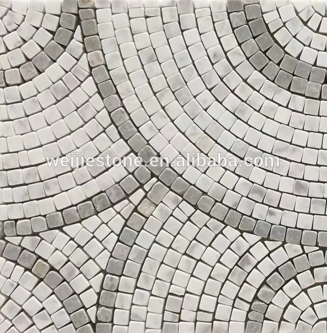 Venta al por mayor mosaico para piso color blanco-Compre online los