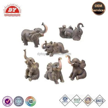 small plastic toy elephants