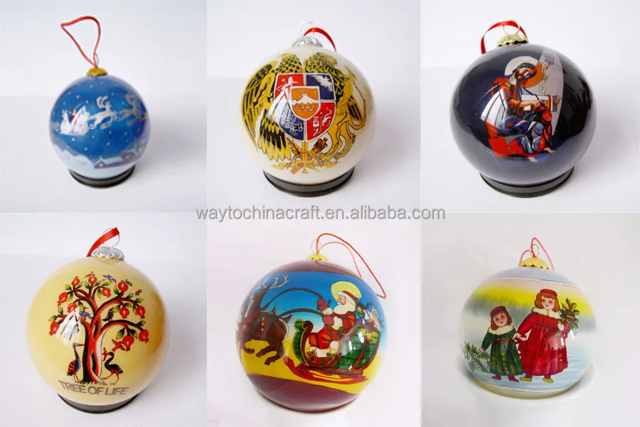 Christmas Glass Ball Inside Painted Fairy Glass Ball Buy Inside