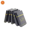 Cardboard Embossing Logo Disposable Black Cigarette Pre Rolled Joint Box Wholesale