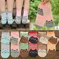 Fashion Women Big Kids Girls Boys Cartoon Funny Cat Short Ankle Socks Anklet