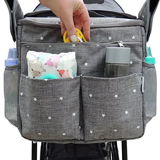 stroller organizer with cup holders
