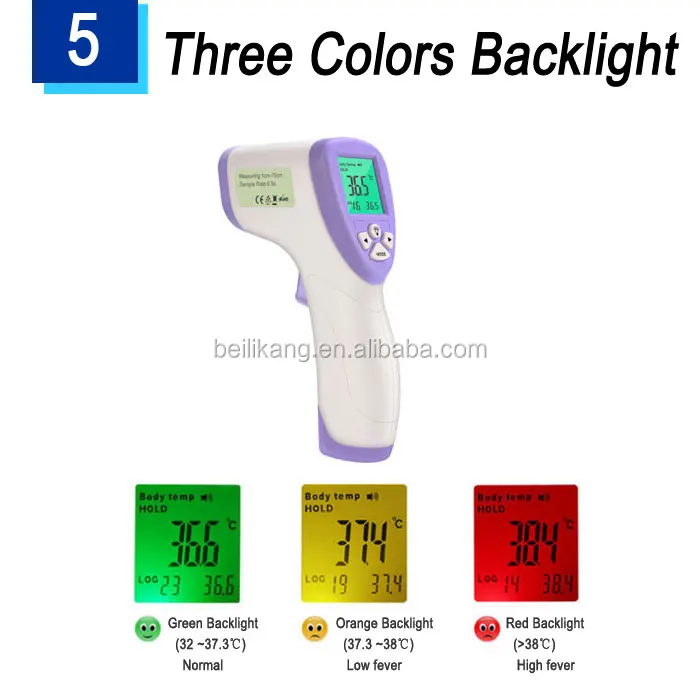 Cheap Hot Sale Forehead Non Contact Body Electronic Baby Infrared Thermometer With CE On Alibaba