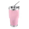 Stainless steel cup with straw , stainless steel straw cup