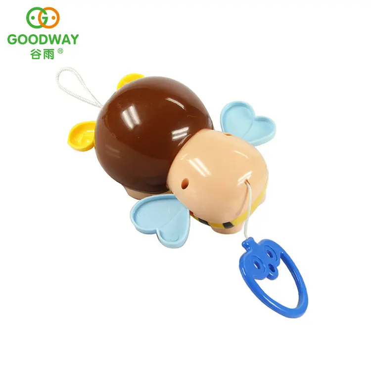 Cartoon Bee Baby Music Bell Toy Pull Line Toys