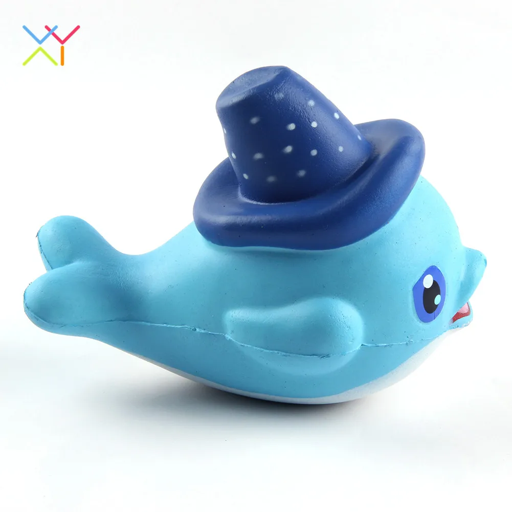 Soft Slow Rising Kawaii Squeeze Cute Dolphin Stretchy Squishy Toy