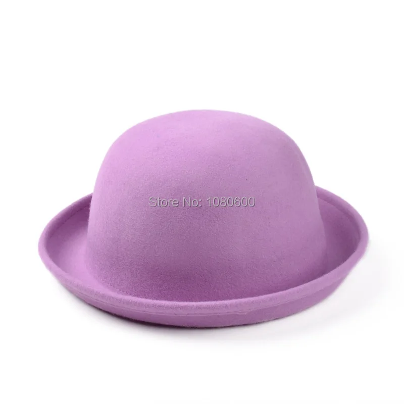 SK Hat shop Mens 100/% Soft Wool Tweed Winter Fall Derby Fedora Uprturn Curl Hat