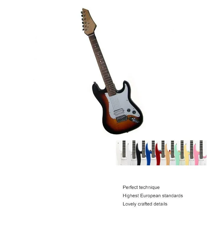 Newest Hot Wholesale Kids Mini Educational Wooden Toy Electric Guitar