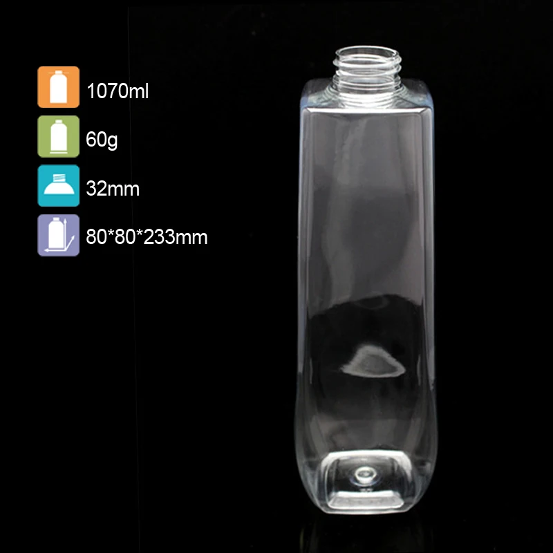 1 Liter Plastic Laundry Detergent Square Bottle Buy Laundry Detergent