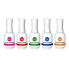 5pcs/set Nail Dipping Powder Liquid System Primer,Base Top Coat,Activator,Brush Saver