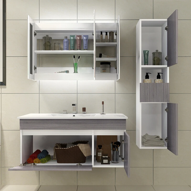 Y&r Furniture pvc mdf bathroom cabinet Suppliers-10