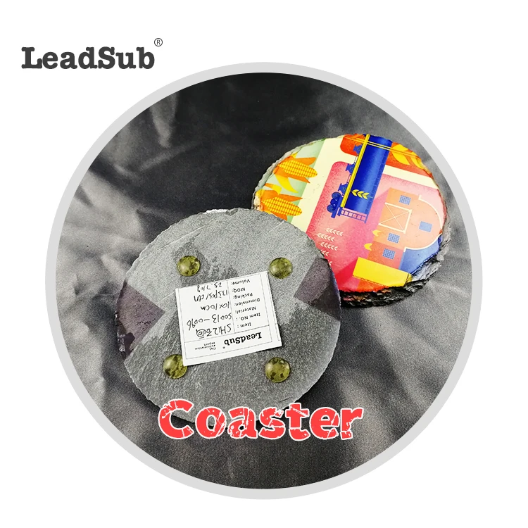 Leadsub Slate drink coasters Top sellers for Amazon with sublimation print