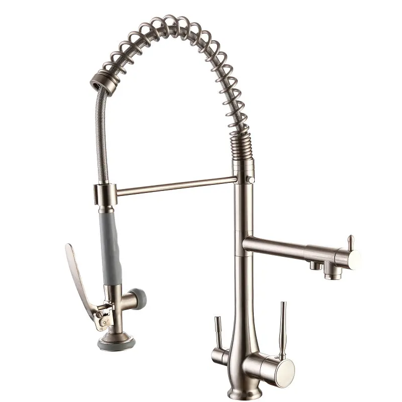 Dogo Factory wholesale KaiPing taps Black China faucet 3 way kitchen faucet