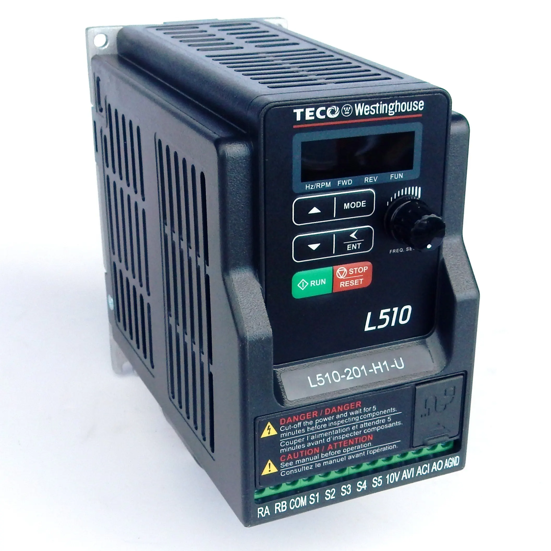 Get Quotations · Teco Variable Frequency Drive, 1 HP, 230 Volts 1 Phase Input, 230 Volts